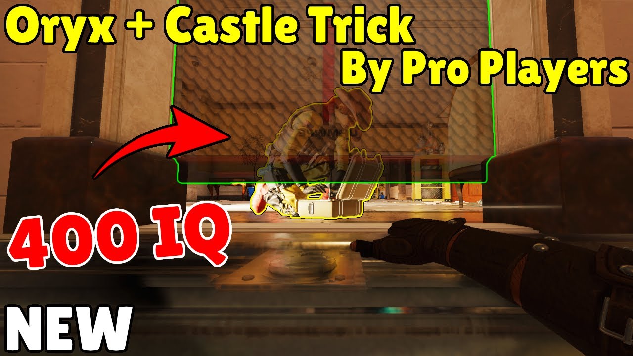 The *NEW* CRAZIEST *Oryx + Castle* Combo Trick By Pro Players - Rainbow Six Siege