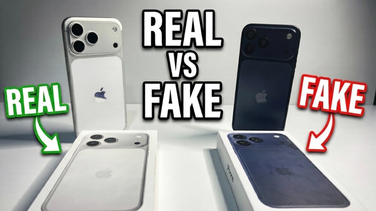 Real vs Fake iPhone 17 Pro Max!