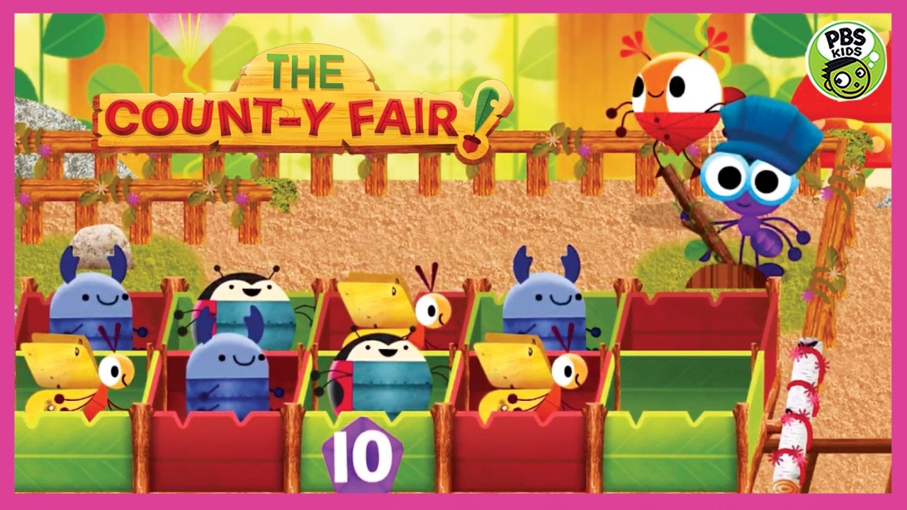 Count on June Bug! - Count-y Fair | Complete Insect Express Games⭐