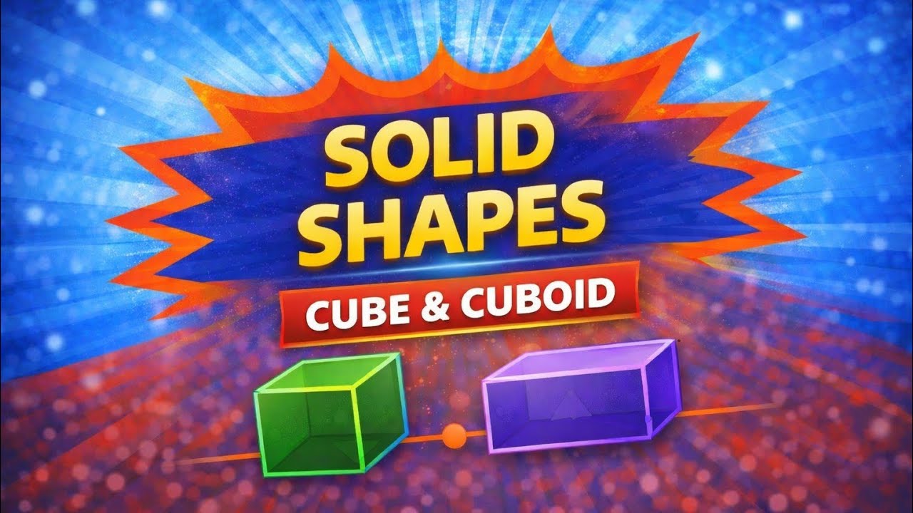 Mathamatics // solid shapes cube and cuboil
