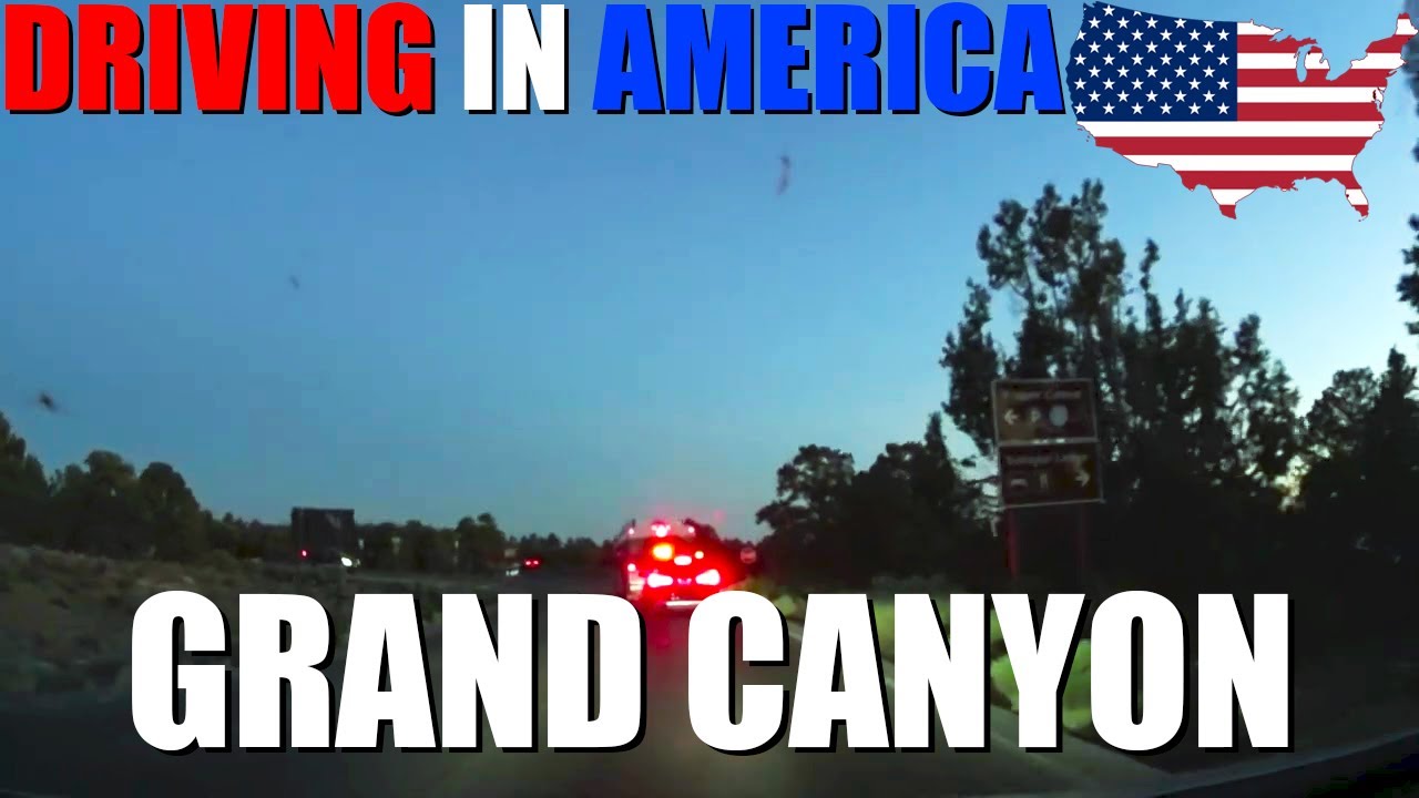 Driving from Hermit Road to The Grand Canyon Plaza Hotel Via We Cook Pizza and Pasta in Tusayan