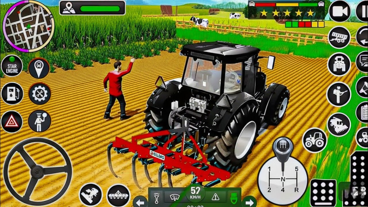 Real Tractor Farming Simulator 3D – New Gameplay #tractor #farming #game
