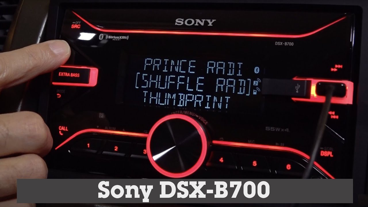 Sony DSX-B700 Display and Controls Demo | Crutchfield Video