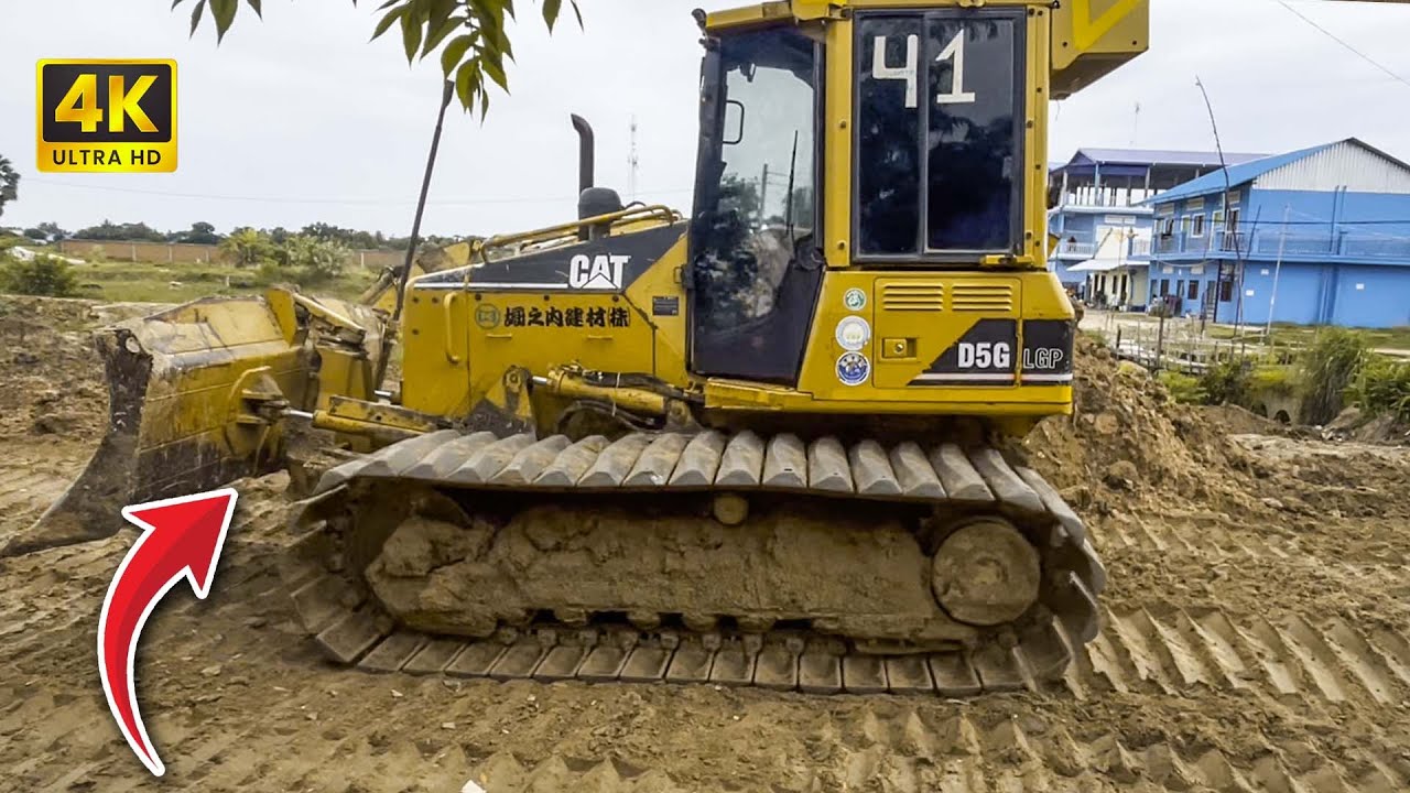 Bulldozer and Excavator best activities land reclamation process heavy machines work | Sokna RC