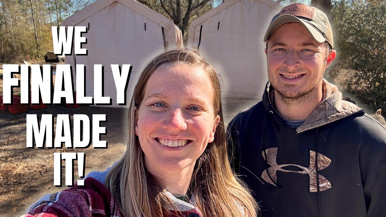 Finally Living On Our Land! | Our Off-Grid Homestead Journey