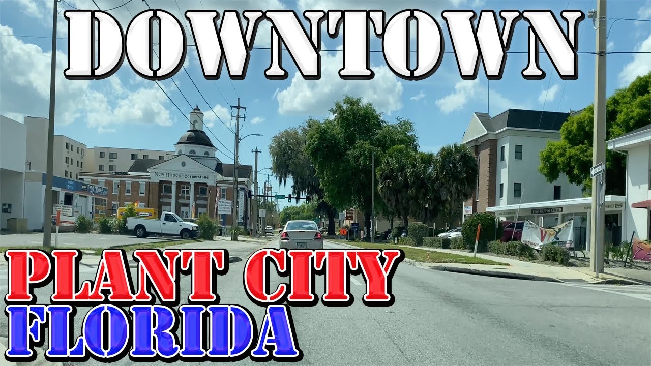 Plant City - Florida - 4K Downtown Drive