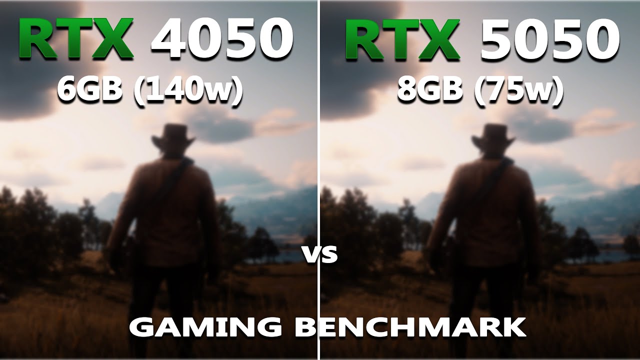 TEST POR&Oacute;WNAWCZY KARTY GRAFICZNEJ NVIDIA RTX 4050 I RTX 5050 W GRZE | Test przeprowadzony w 10 gr...