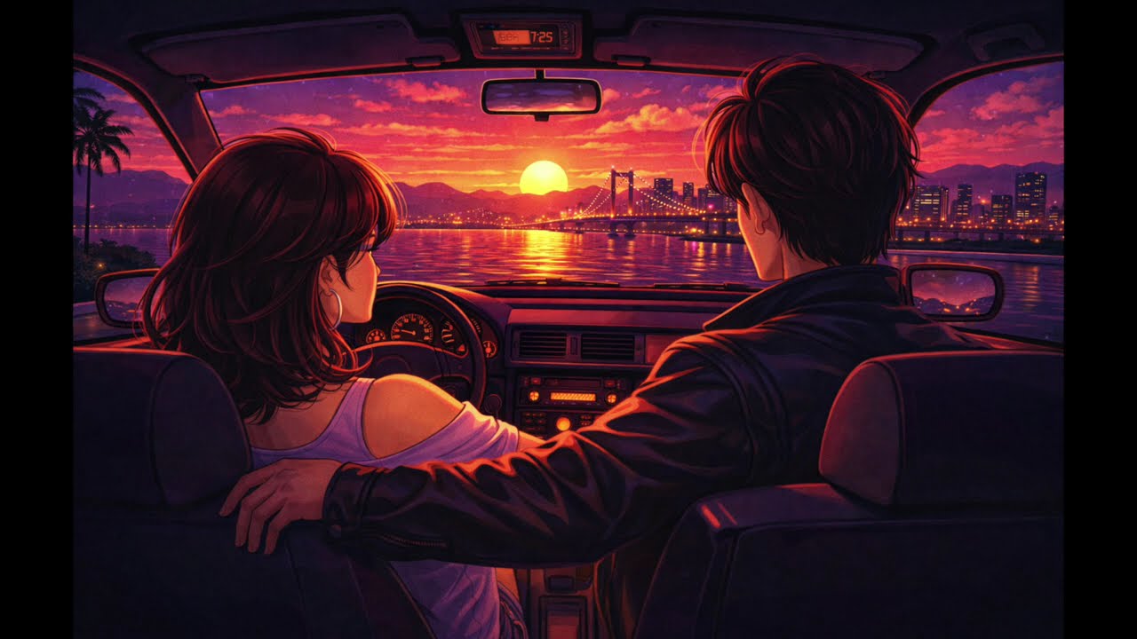 Midnight City Pop – Floating Lights | Retro Night Drive