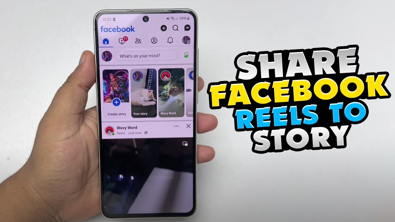 How to share Facebook reels to story