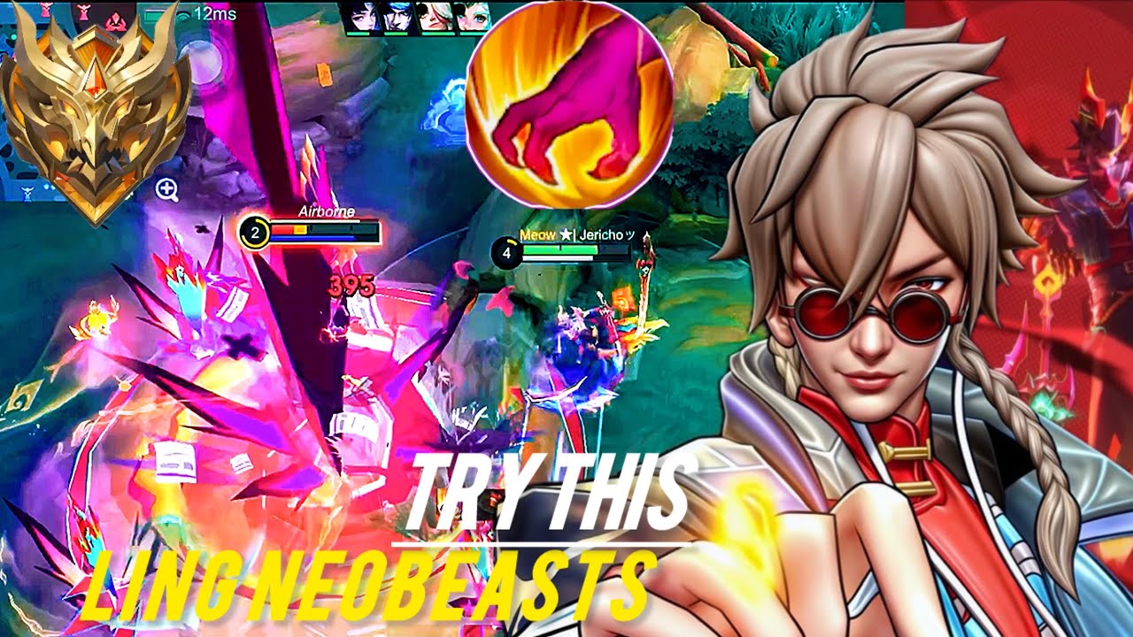 Try this everyone if you want to win.🥰/ Ling Neobeasts ❤️ #mlbb #ling #linggameplay