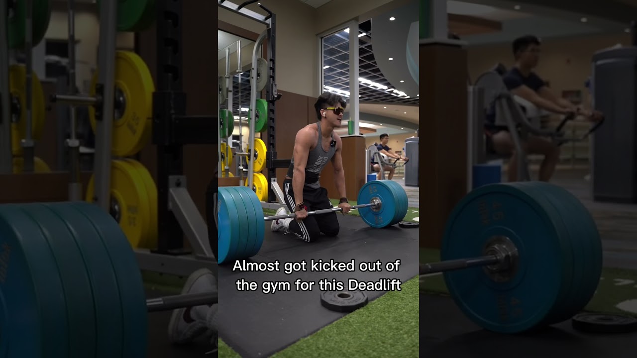 Almost got KICKED out of the Gym for DEADLIFTING