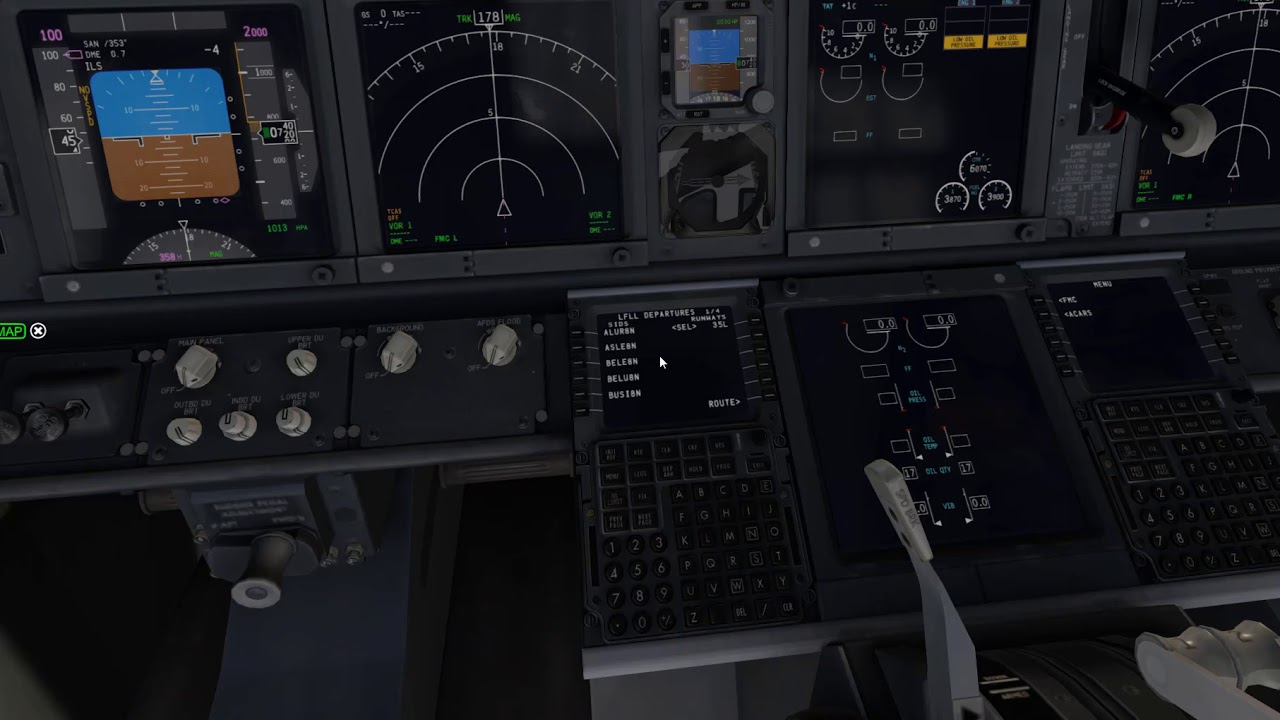 X-Plane 11 737-800 [Tuto#3 entrer un plan de vol]