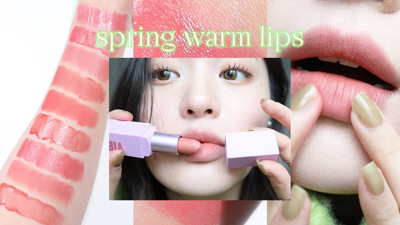 코랄립 수집가의 최애 봄웜 립 모음.zip 🗒👄 저렴이 촉촉 매트 웜톤 추천 립 | 에스쁘아 • 롬앤 • 퓌 • 파이브바이브 • 삐아