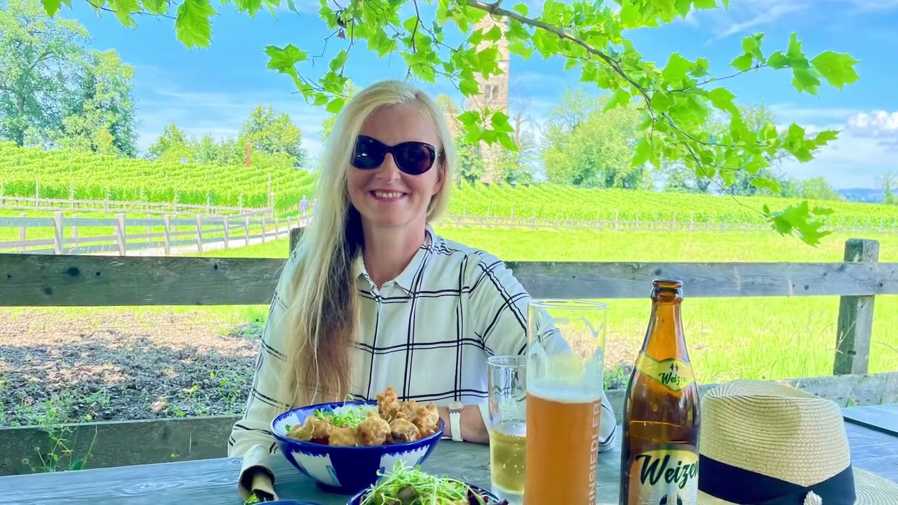 Romantic island of Ufenau in Lake Zurich in Switzerland