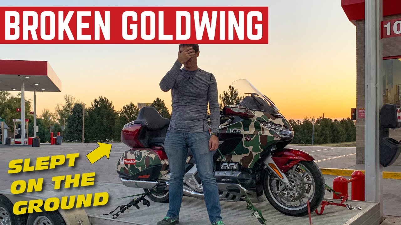 I Slept On The SIDEWALK After Getting FIRED *Goldwing Breakdown*