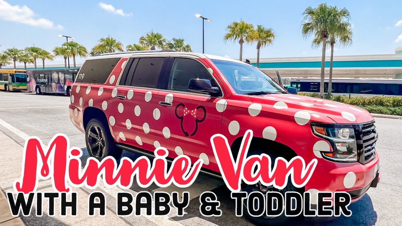 Minnie Van at Disney World with a Baby and Toddler