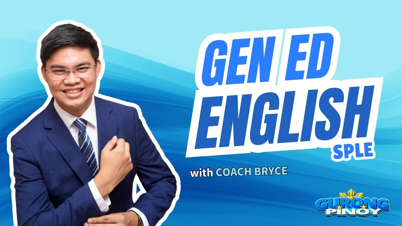 SPLE-LET: GENED English Discussion (April 26, 2025)