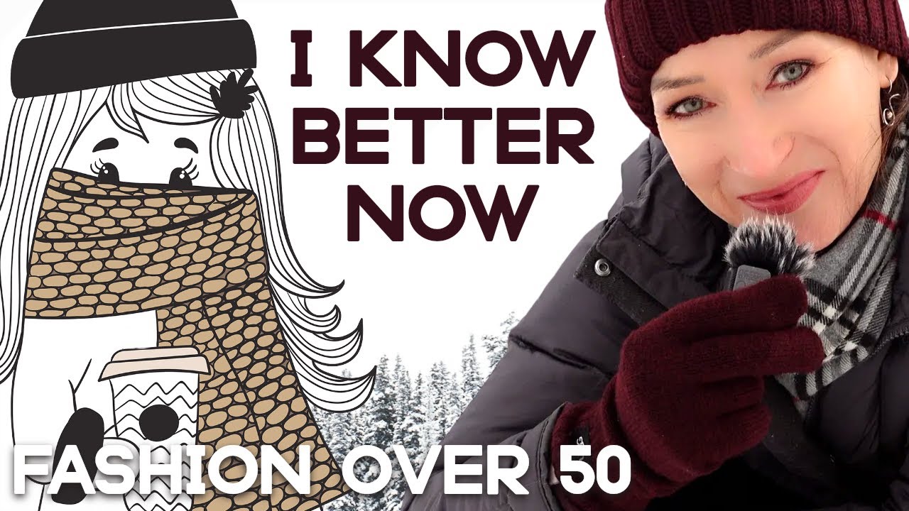 Что я ношу на снегу после 50 ❄️ Зимний стиль для зрелых женщин - Уютно, практично, мило | Мода дл...