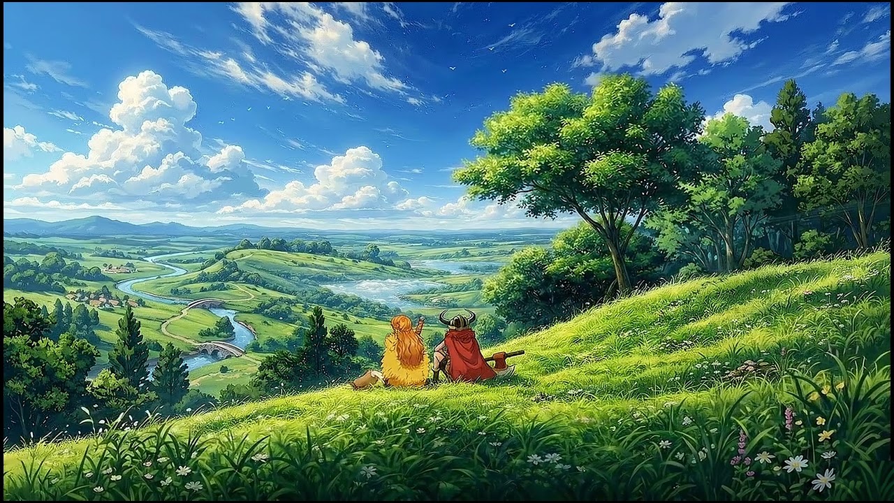 A Sunlit Afternoon in the Meadow 🌿 Acoustic & Pastoral Calm ~15 Minutes