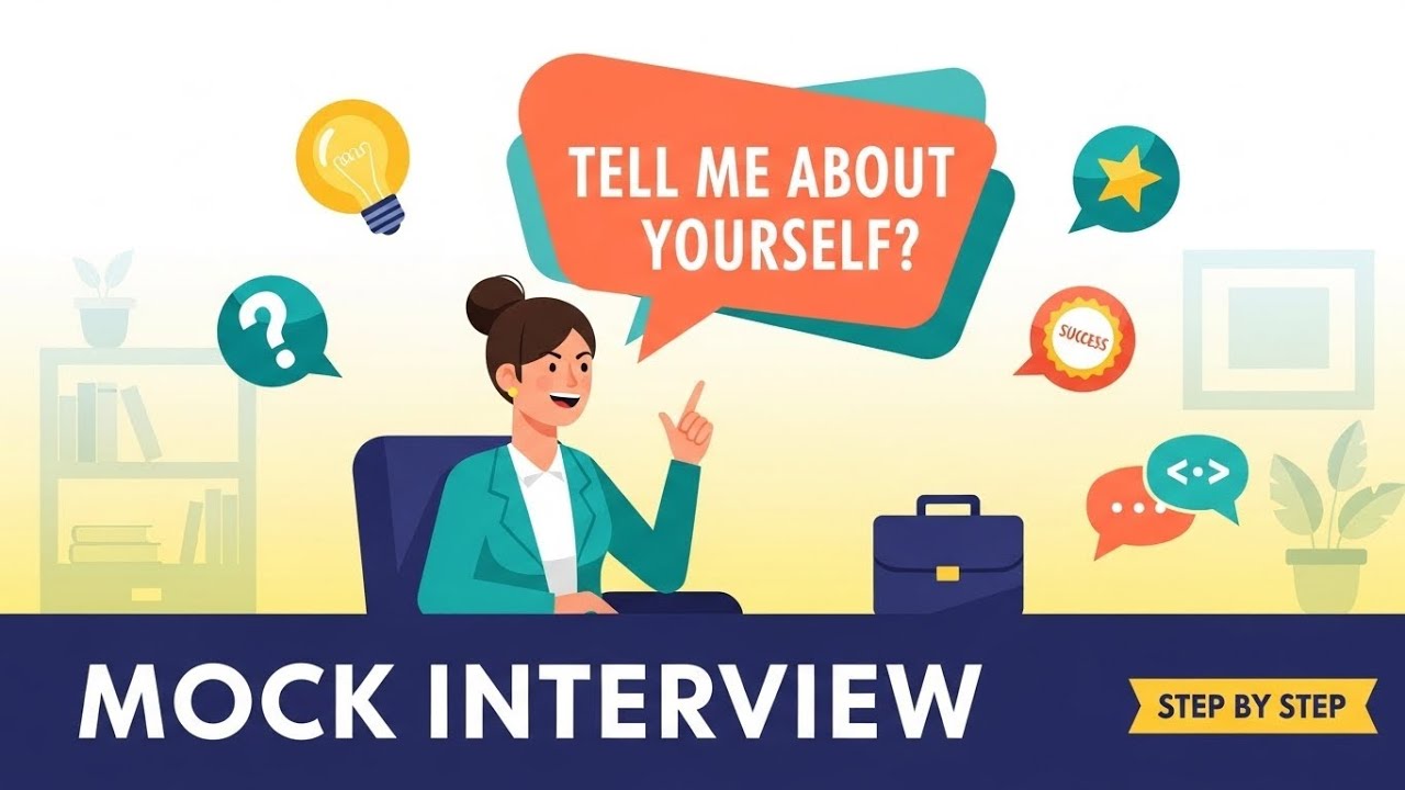 Job Interview Conversation Practice in English | Tell Me About Yourself | Common Questions Answered