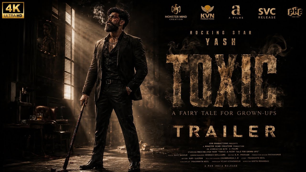 Toxic - Official Trailer | Yash | Geetu Mohandas | New Movie Trailer | Trailer 2026
