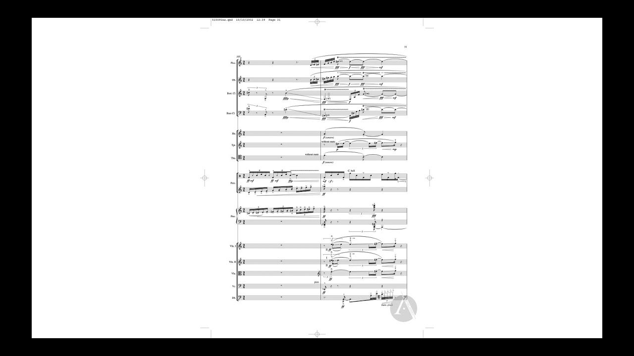 Thomas Ad&egrave;s - Chamber Symphony (1990)