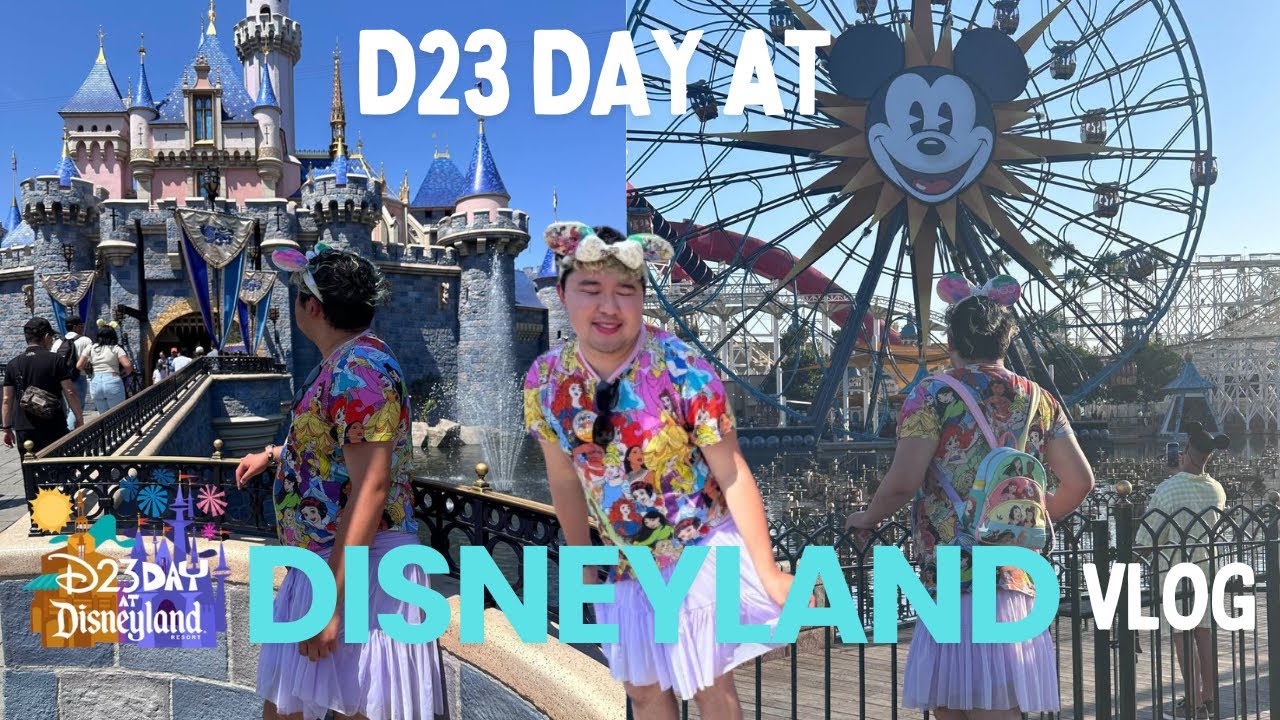 D23 DAY at DISNEYLAND VLOG