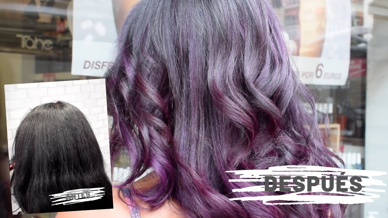 COMO HACER MECHAS BALAYAGE EN TONO VIOLETA / TOP TENDENCIA 2020