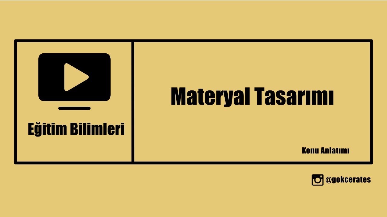 MATERYAL TASARIMI SORU ÇÖZÜMÜ II (GENEL TEKRAR)