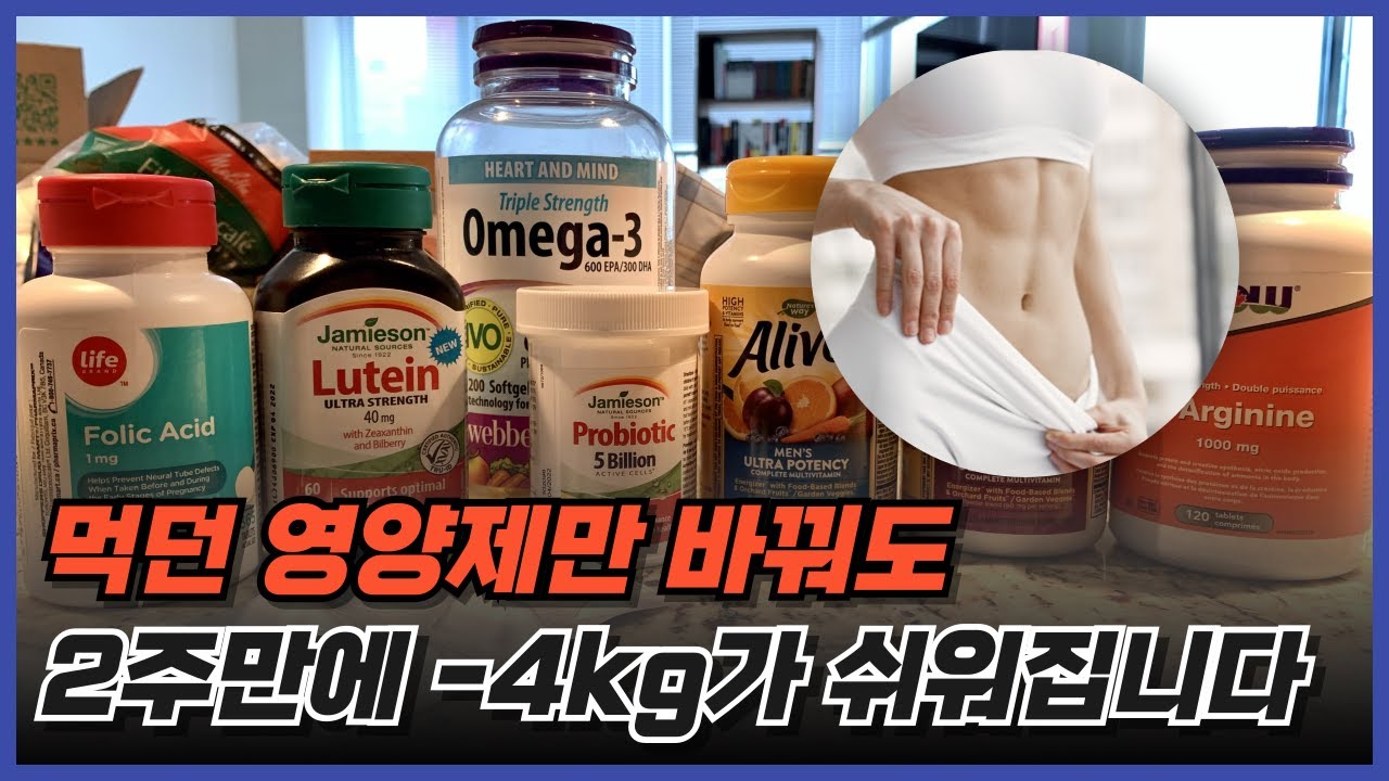 살 빠지는 체질 만드는 영양제 성분 싹 다 알려드립니다. | 다이어트 논문 100편