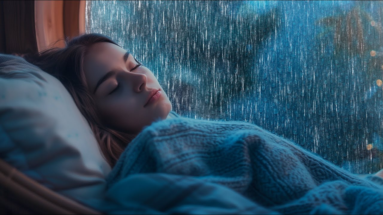 Fall Asleep Naturally with Soft Cabin Rain and a Quiet Night - 10 hr Rain