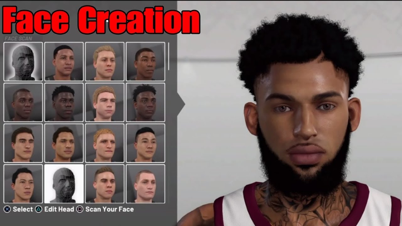 NBA 2K19 BEST FACE CREATION OF THE YEAR WHO WANT IT LIKE THE VID OnSomeYeaDoe