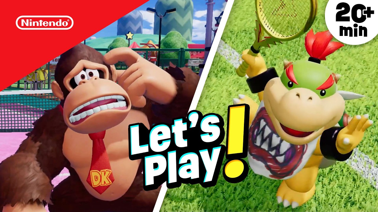 Mario Tennis Fever: Испытание для братьев и сестер 🫨 Игровой процесс для всей семьи | Играйте на ...