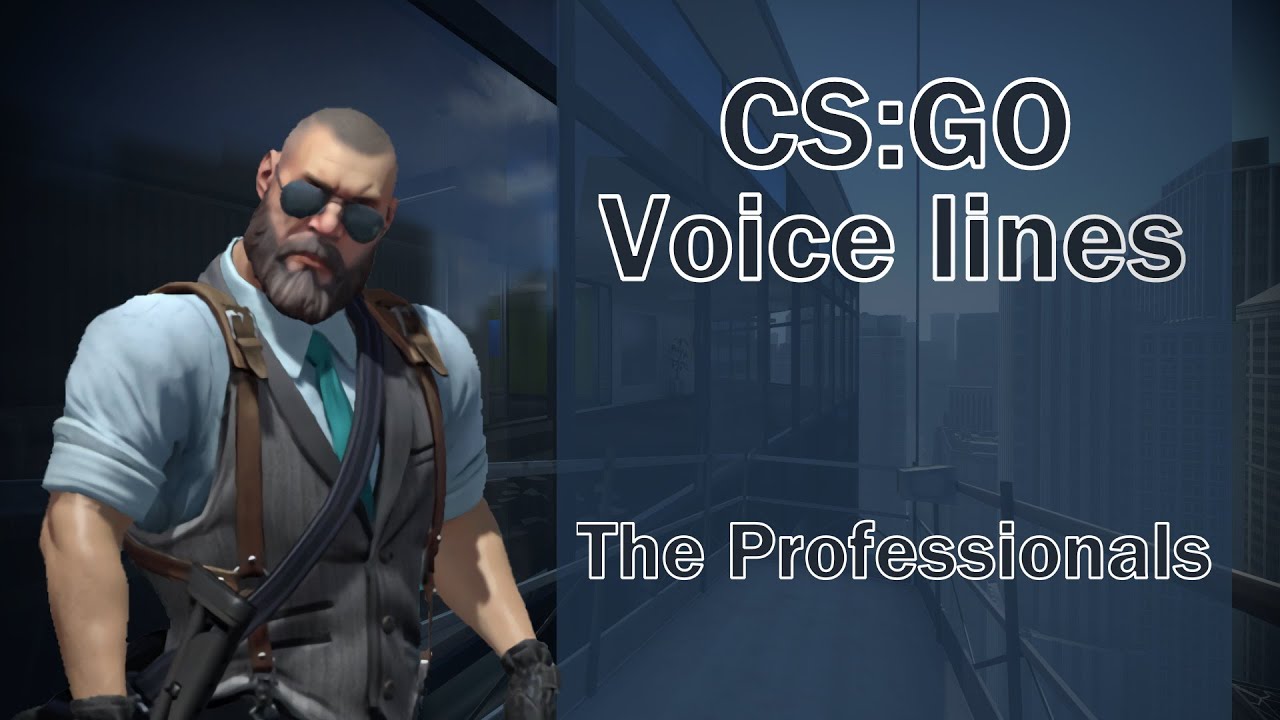 CSGO Agent Voice Lines: the Profressionals