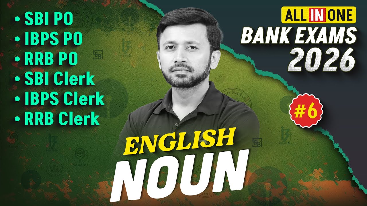 Bank Exams English 2026 | Noun for SBI, IBPS & RRB PO/Clerk | By Parth Krishan