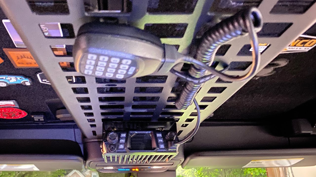 Installation | B-Tech GMRS 50x1 | Bronco | Molle Panel