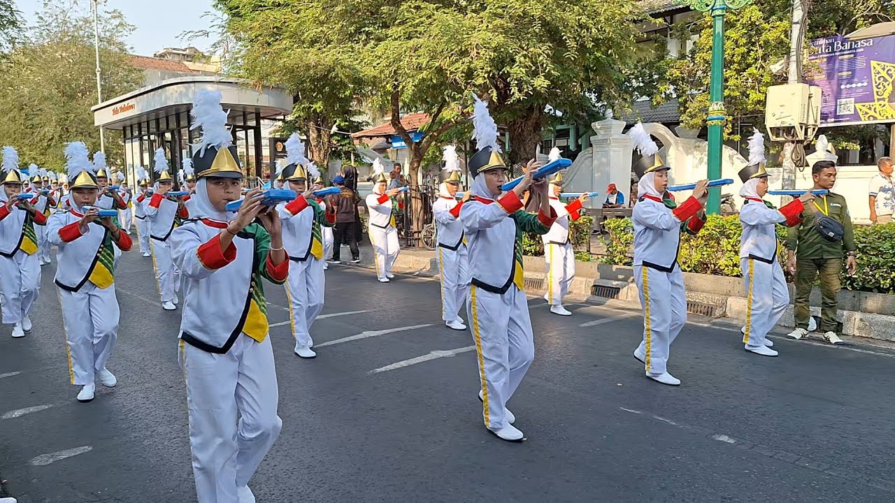 marching band || STREET PARADE SMP PLUS AL FATIMAH BOJONEGORO kejuaraan PIALA RAJA HB X 2023