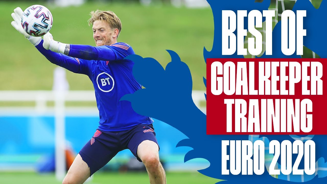 Pickford's Fingertip Saves, Ramsdale's Goal-line Block ⛔️ | Best of GK Training Euro 2020 | England