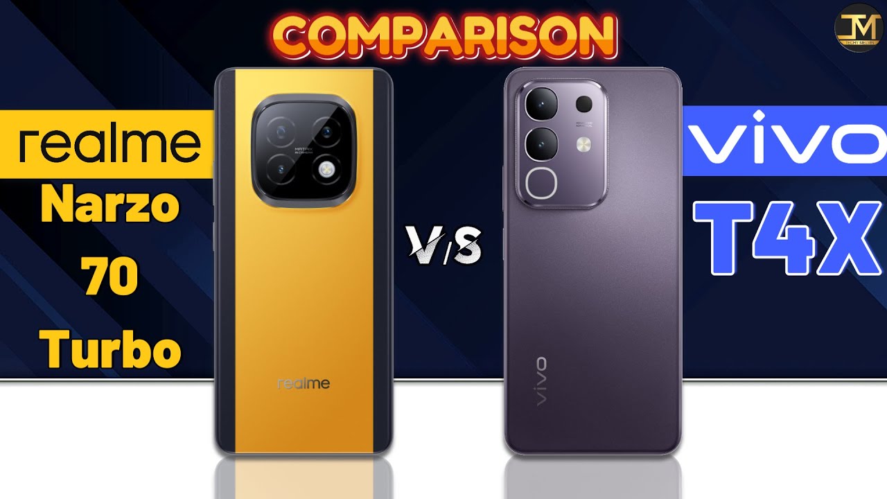 vivo T4X vs realme Narzo 70 Turbo : Which Phone is Best❓🤔