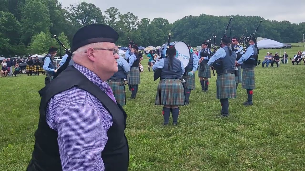 Fair Hill Scottish Games - Grade 4. Ceól Néamh Pipe Band.