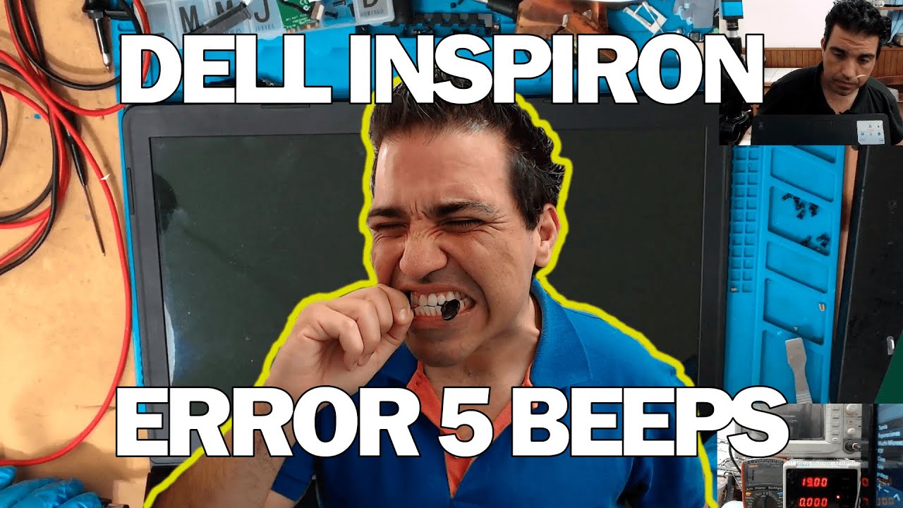 Falla comun Dell Inspiron que no da video 5 pitidos (beeps). No confies en las pilas.