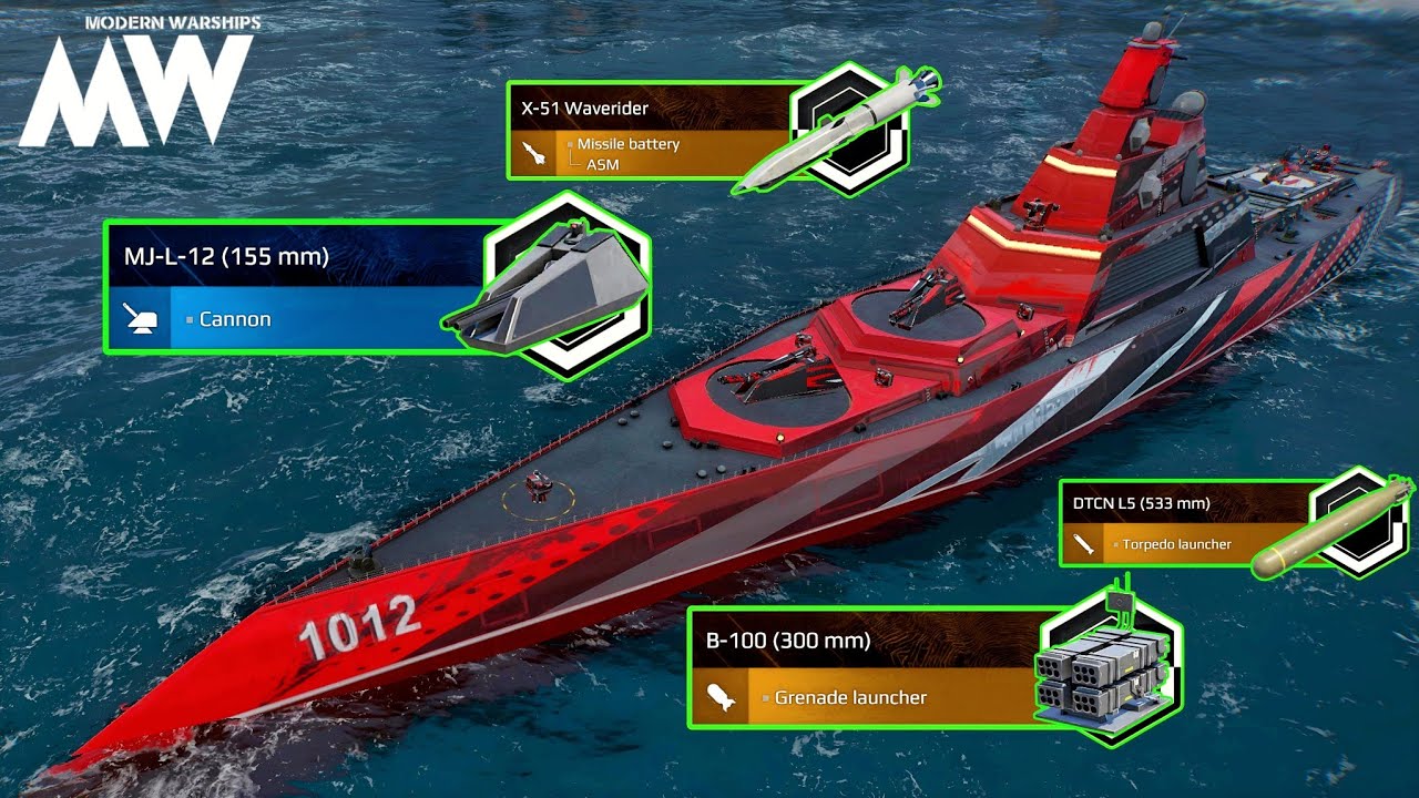 USS Massachusetts - Better Then Cruiser🔥Not Like BB😅Still Best Gold Ship - Modern Warships 