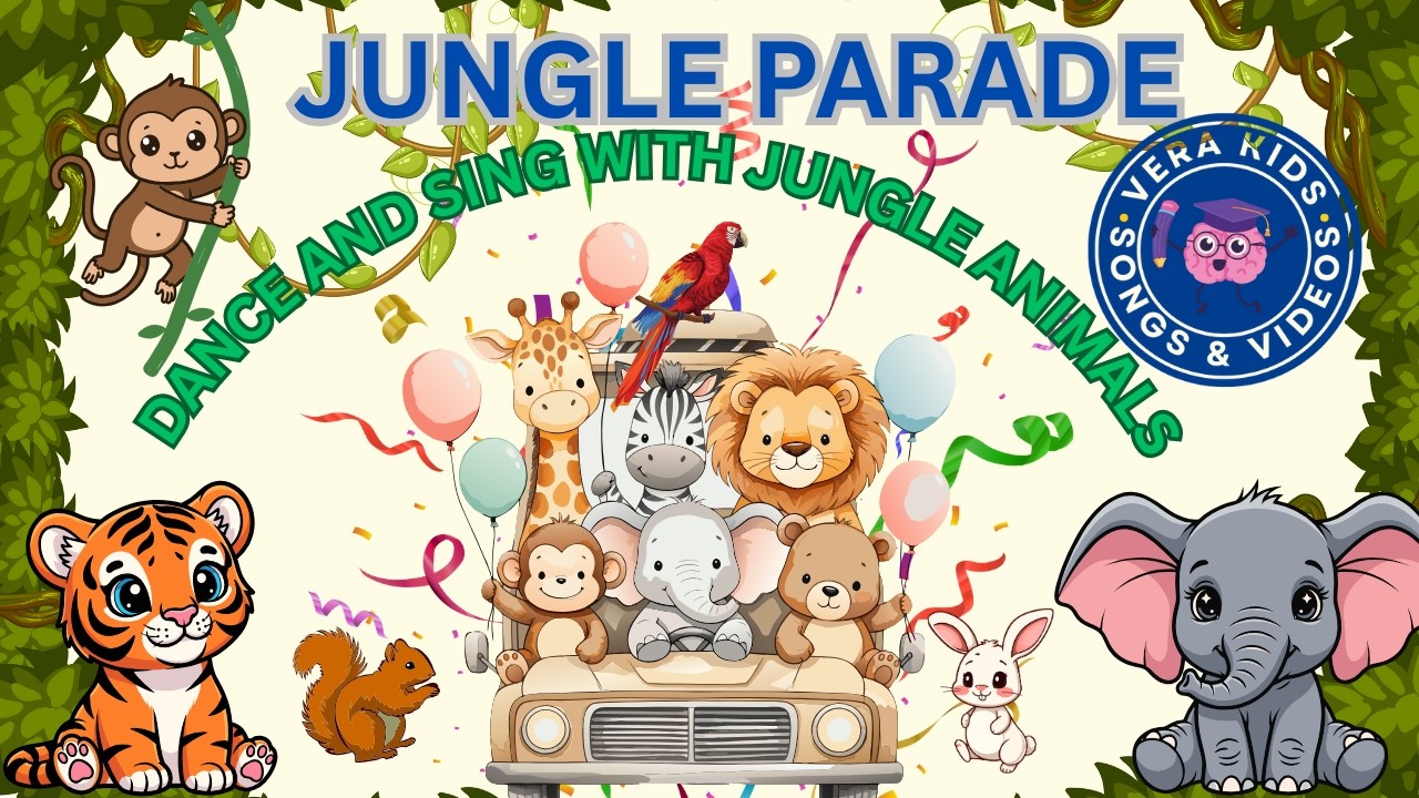 Jungle Parade Song | March With Jungle Animals