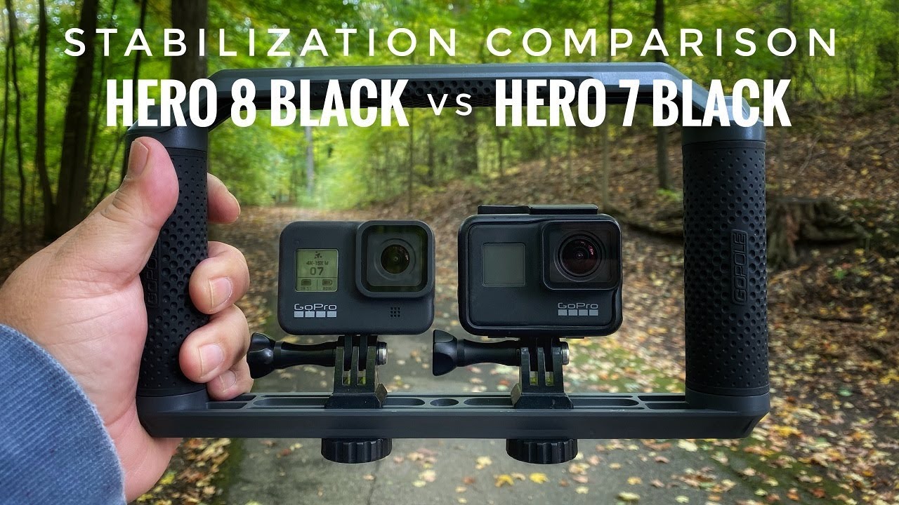 GoPro Hero 8 Black versus Hero 7 Black Stabilization Comparison