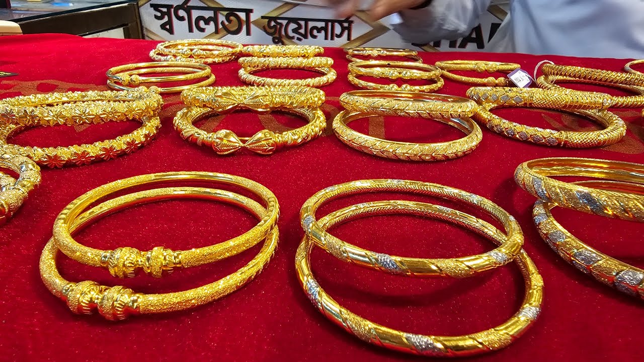 সোনার ৩ আনাতে চুড়ি স্বর্ণলতা জুয়েলার্স, মৌচাক মার্কেট/bangles