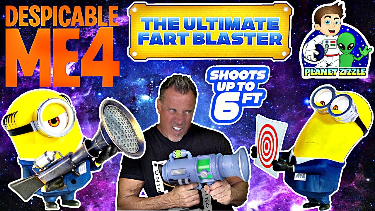 Despicable Me 4 Ultimate Fart Blaster Lights, sounds and smells