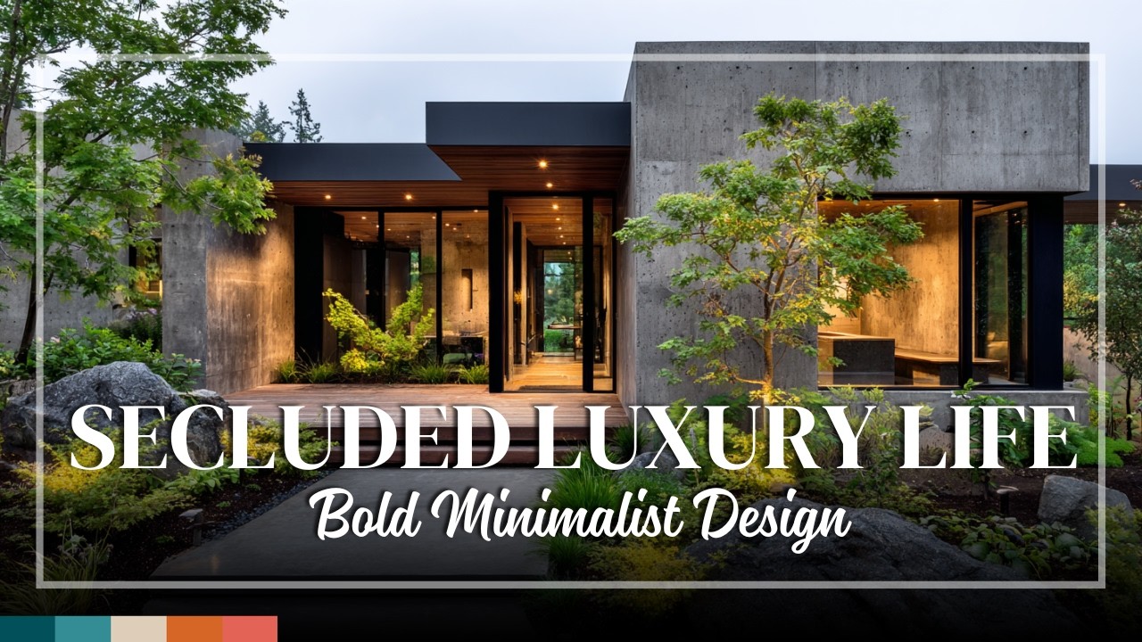 Modern Brutalist Retreats – Concrete Homes Offering Seclusion, Comfort, and Prestige