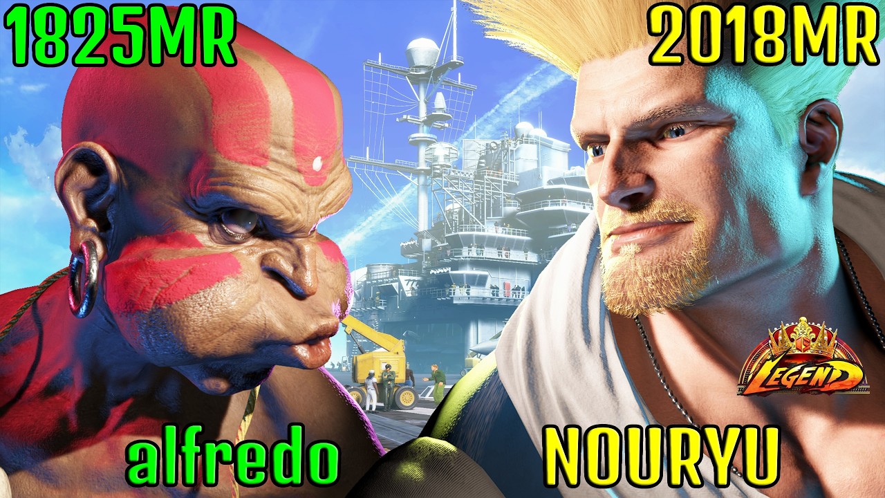 🧲STREET FIGHTER 6 ➥ alfredo (DHALSIM ダルシム) VS. NOURYU (GUILE ガイル) MASTER  RANKS 🧲