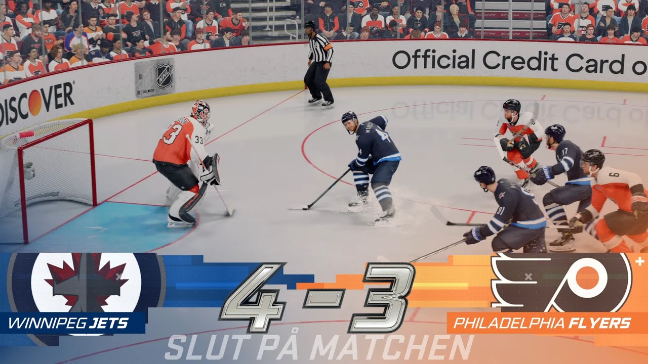 GAME 40 | Winnipeg Jets 4-3 Philadelphia Flyers | NHL 25