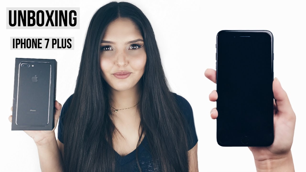 UNBOXING IPHONE 7 PLUS PRETO BRILHANTE + COMENTÁRIOS - Kezia Happuck